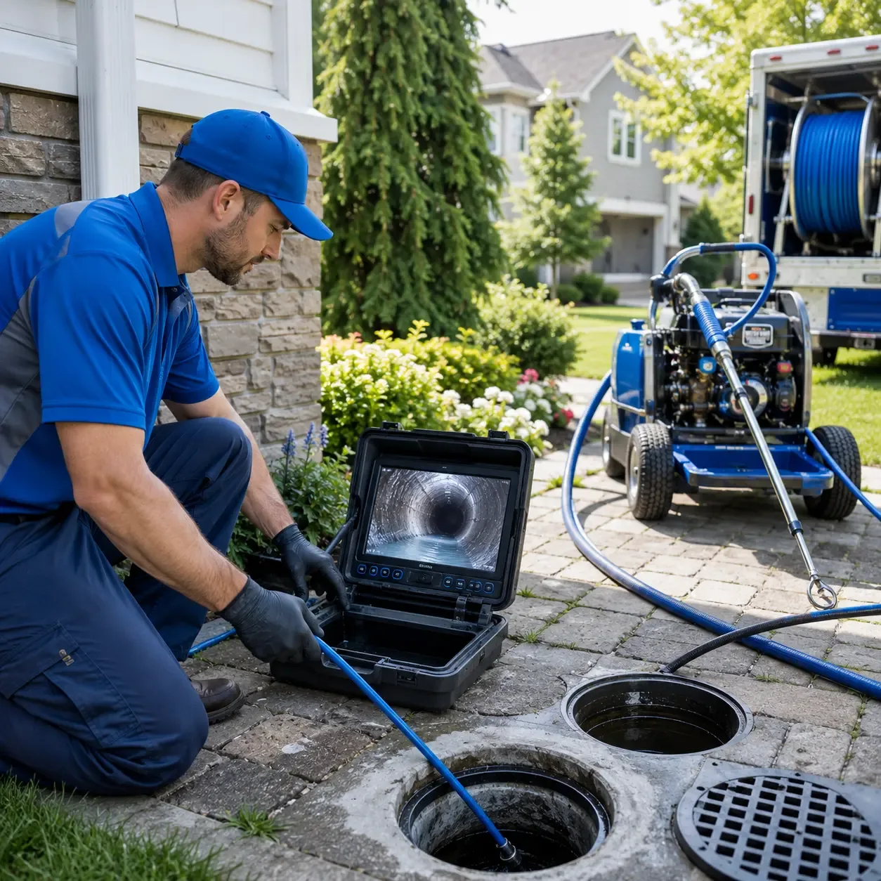 Outdoor drain cleaning professionals serving Rozel, KS